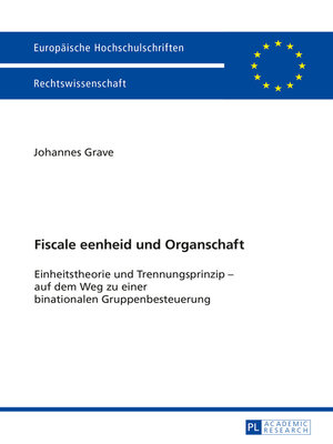 cover image of Fiscale eenheid und Organschaft